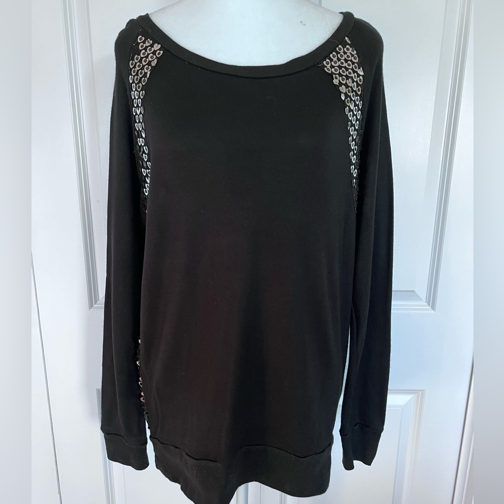 Sequin sweater shirt by flowers